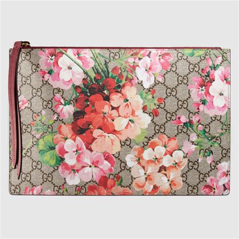 pochette gucci blooms|Gucci pouch bag women's.